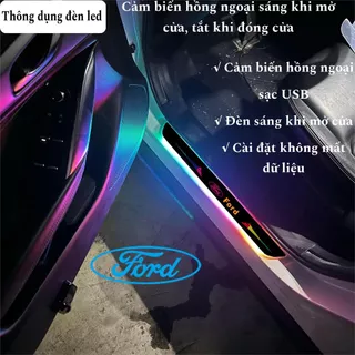 Đèn LED FORD chiếu Logo gắn cửa xe hơi chuyên dụng