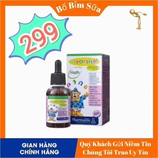 🆘 Fitobimbi Omega Junior  Bổ Sung Giúp Phát Triển Trí Não Cho Bé,Tốt Cho Mắt Hộp 30ml