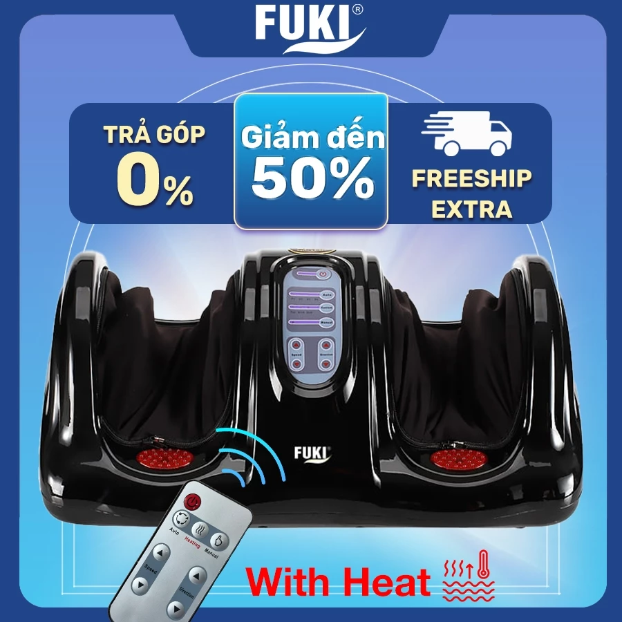 Máy massage chân hồng ngoại Fuki Nhật Bản FK-6811 (Màu đen)