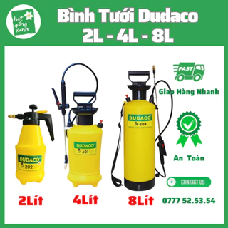 Bình Xịt Tưới Cây DUDACO (8 Lít) - Phun Sương, Bình Phun Thuốc Trừ Sâu, Phun Thuốc Muỗi, Mối