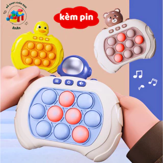 Máy Pop it game thế hệ mới đồ chơi pop it điện tử 999 level luyện nhanh tay nhanh mắt rèn trí thông minh- Đồ chơi An An