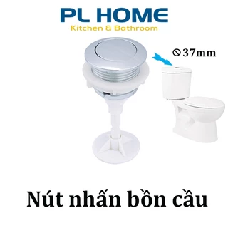 Nút nhấn xả bồn cầu loại 1 nhấn tròn, nút nhấn tròn xả bồn cầu