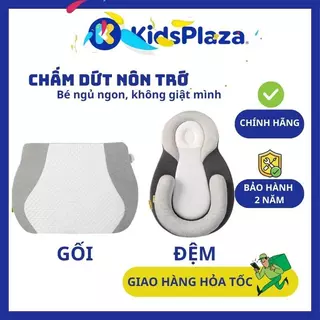 Gối chống trào ngược và đệm ngủ đúng tư thế cho bé, chống sặc, định hình tư thế ngủ