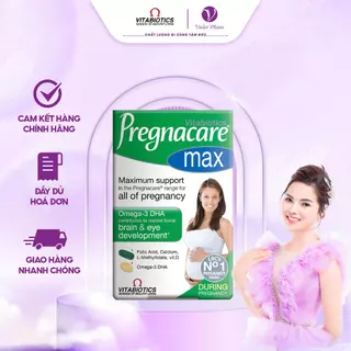 Vitamin Tổng Hợp Dành Cho Bà Bầu Pregnacare Max Bổ Sung Omega 3, Dha Bầu, Sắt, Vitamin D, Canxi - ViolePham