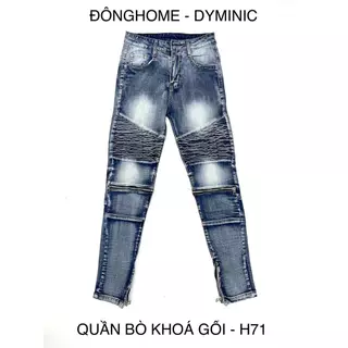 Quần bò xanh sun đùi khoá gối H71 , Quần jean xanh sun đùi , H71 có size 28 đến 32, ảnh thật tự chụp Đông Home Shop.