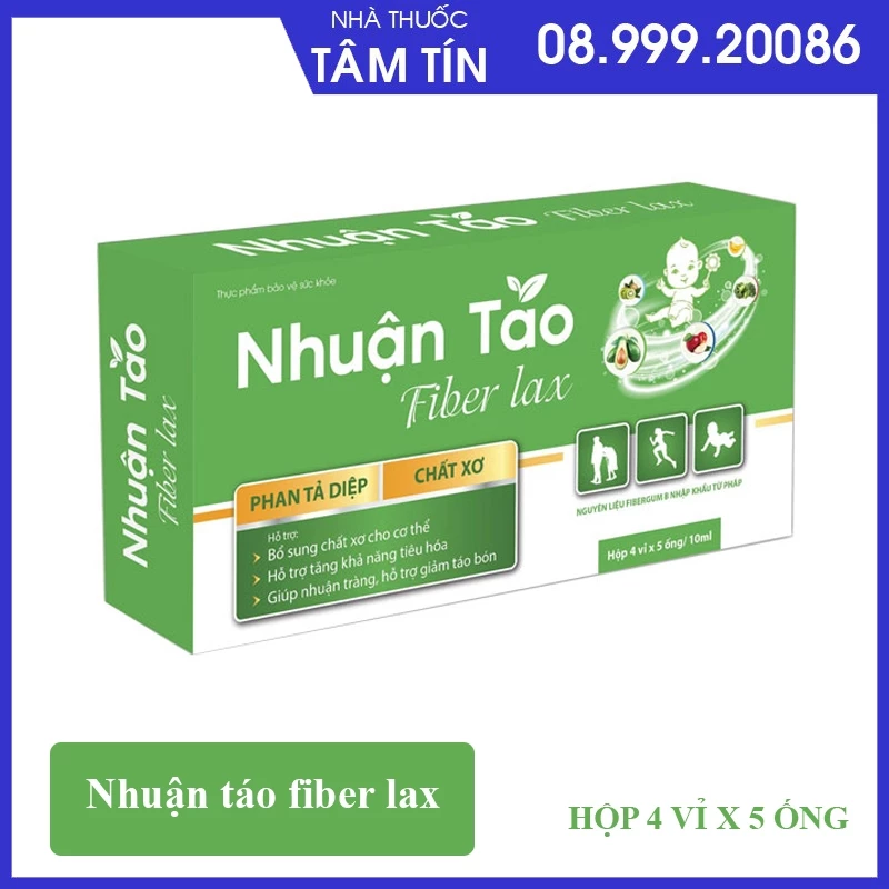 [CHÍNH HÃNG] NHUẬN TÁO FIBER LAX NHUẬN TRÀNG GIẢM TÁO BÓN