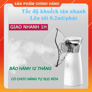 (HỏaTốc) Máy Xông Mũi Họng Khí Dung Nebulizer 2 Trong 1 Cho Bé Và Người Lớn Máy Thở Khí Dung Cầm Tay Nhỏ Gọn - Leano