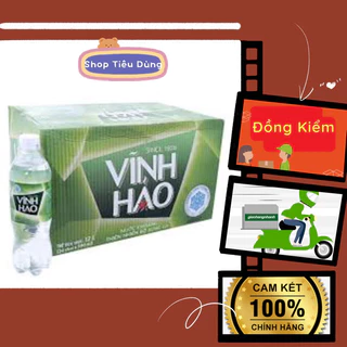 Nước Khoáng Vĩnh Hảo Có Gas Thùng 24chai x 500ml