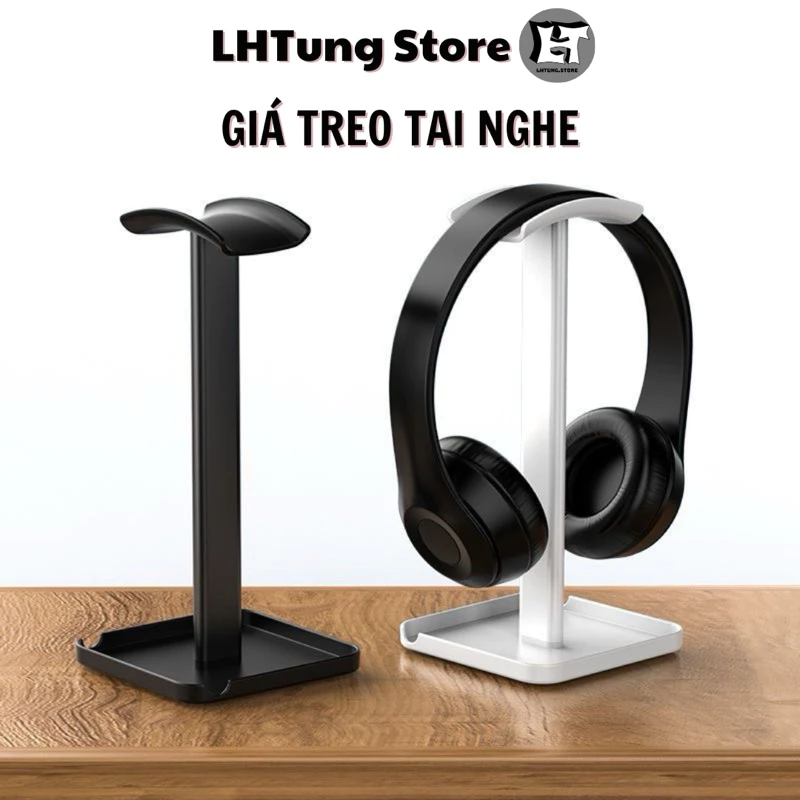 [SẴN] Giá treo tai nghe AULA để bàn, giá đỡ tai nghe thân nhôm cao cấp decor bàn làm việc phù hợp với các loại tai nghe