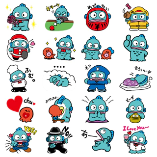 Set 40 sticker HANGYODON dễ thương cute TooYoo BK30043