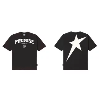 Áo thun Local Brand Unisex 20Promise Star Tee /Black