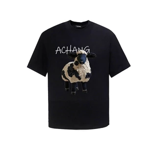 Áo Thun Unisex Sheep 100% Cotton  Achang Local Brand Chính Hãng