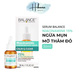 Serum Balance Active Formula Niacinamide 15%  Ngừa Mụn Mờ Thâm 30ml