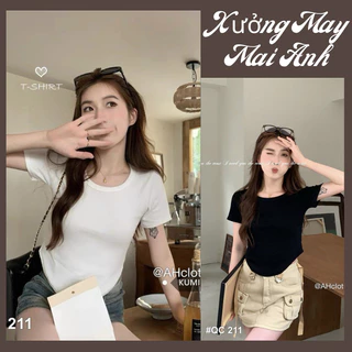 Áo Vạt Bầu Cộc Tay Nữ Áo Bozip Cotton Thoáng Mát Croptop Vạt Bầu