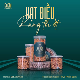 Hạt Điều Rang Tỏi Ớt Cao Cấp CoChi