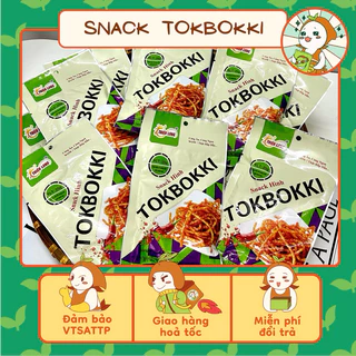 Combo 5 gói Snack Hình Tokbokki Thiên Long, Snack Ăn Vặt Tuổi Thơ, Đồ Ăn Vặt Nhà Mầm.