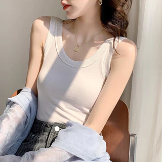 Combo Áo ba lỗ nữ basic phong cách mùa hè năng động / ÁO CROPTOP 3 LỖ NGƯỢC entyty shop THANHANSPORT