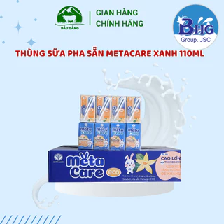 Thùng Sữa Pha Sẵn Metacare Xanh 110ml (Không quà) (Siêu thị sữa Bàu Bàng)