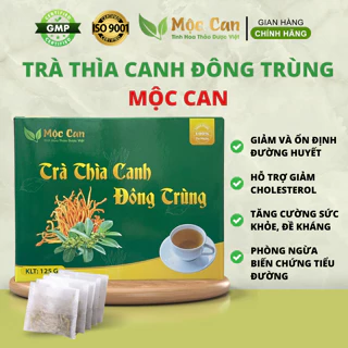 Trà Thìa Canh Đông Trùng Hạ Thảo Mộc Can giúp ổn định đường huyết, ngăn ngừa biến chứng tiểu đường