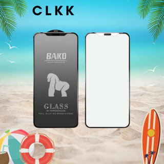 Kính Cường Lực Iphone KingKong Và Khung Tự Dán Che Bụi Full Màn IP 7Plus8PlusXXsXsmax11121314Pro Promax