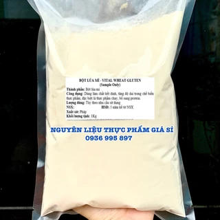 1Kg Bột lúa mì PHÁP cao cấp, vital wheat gluten, bột làm mì căn, chả chay, đồ chay