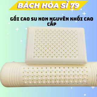 Ruột gối nằm cao su non nguyên chất cao cấp 40-60-Ruột gối cao su -Ruột Gối Cao Su Non American Gối Nằm 40x60cm