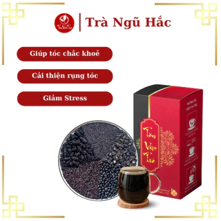 [30 GÓI] Trà Ngũ Hắc Tâm Việt Trà, Hỗ Trợ Mọc Tóc Nhanh, Giảm Rụng Tóc, Đẹp Da (Dâu Tằm, Gạo Nếp...)