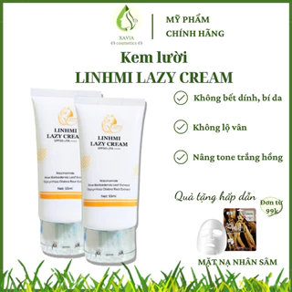 Kem lười LINHMI LAZY CREAM - Kem face lười LINHMI chống nắng, kem nền, make up dễ dàng, dưỡng da trắng hồng - Xavia