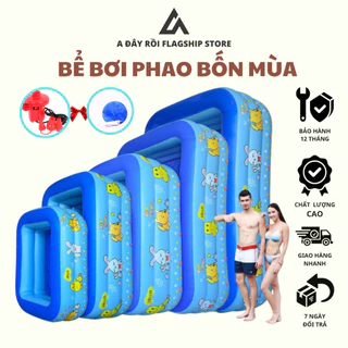 Bể bơi bốn mùa KAW chính hãng, chất lượng, bền đẹp, 3 Tầng, Dày Dặn, Chống Trượt Nhiều Kích Thước