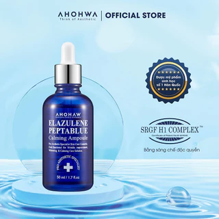 [Kèm quà] Serum Pepta Ahohaw Elazulene Ampoule 50ml cung cấp độ ẩm phục hồi giảm nếp nhăn