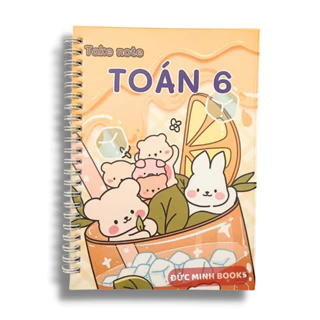 Sổ Tay Takenote Toán 6 TuanViet Books cỡ A5 phiên bản mới nhất