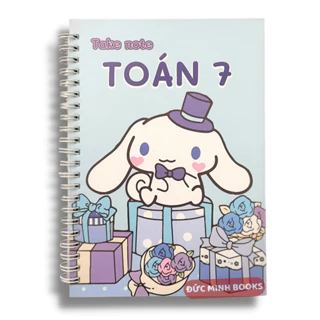 Sổ Tay Take note Toán 7 TuanViet Books cỡ A5 phiên bản mới nhất