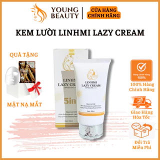 Kem lười LINHMI LAZY CREAM - Kem face lười 6in1 LINHMI thay thế kem chống nắng, dưỡng ẩm, makeup nâng tông,SPF50+/PA++++