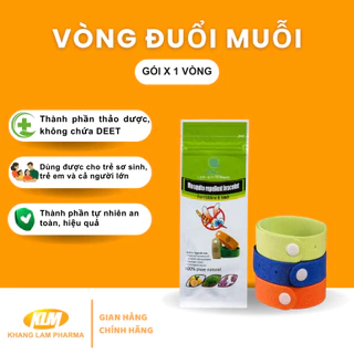 Vòng Mosquito Repellent Bracelet - Vòng đeo đuổi muỗi dành cho trẻ em và người lớn