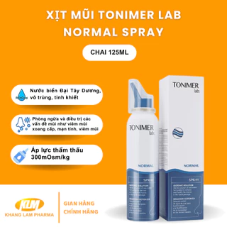 Xịt mũi nước biển sâu Tonimer Lab Normal Spray - nhập khẩu Italy (125ml)