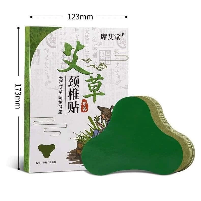 Miếng Dán Ngải Cứu Vai Gáy - Cao Dán Ngải Cứu - Giảm Đau Vai Gáy, Giảm Đau Xương Khớp