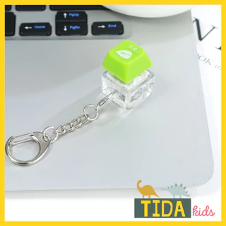 Móc Khoá Tích Đức Cute Có Đèn, Keycap Bàn Phím Cơ, Quà Tặng Giảm Stress, Giải Nghệp Cho Học Sinh