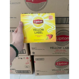 Trà Lipton nhãn vàng túi lọc 100 gói x 2Gr