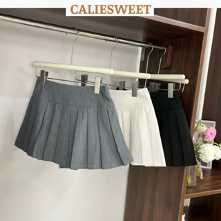 Caliesweet - Chân váy xếp ly ngắn kèm quần chân váy tennis hàng QCCC LCV0129V