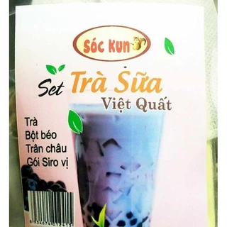 Trà sữa Việt quất _ sét nguyên liệu