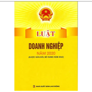 Sách - Luật doanh nghiệp năm 2020 được sửa đổi, bổ sung năm 2022