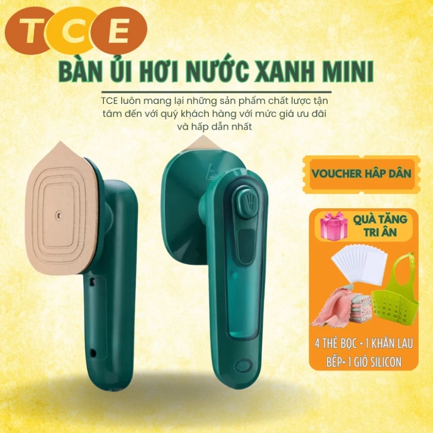 Bàn Là Hơi Nước Mini Cầm Tay, Bàn Ủi Hơi Nước Cầm Tay Nhỏ Gọn Dễ Dàng Mang Theo New
