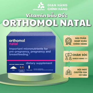 Olivepharma chính hãng - Vitamin bầu, sau sinh Orthomol Natal Đức