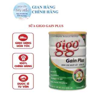 Sữa bột Gigo gain plus 900g - dành cho người gầy và biếng ăn