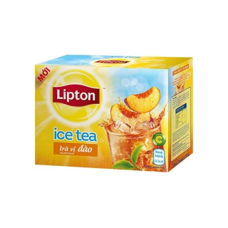 Trà LIPTON Hòa Tan 2 Vị Chanh Mật Ong / Đào 224gr ( Hộp 16 gói x 14gr) - DATE MỚI