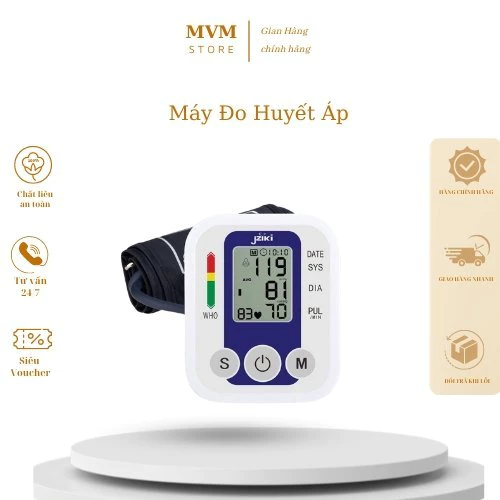 Máy Đo Huyết Áp Điện Tử Thông Minh Giúp Kiểm Tra Sức Khỏe Tại Nhà Hiệu Quả MVM Store