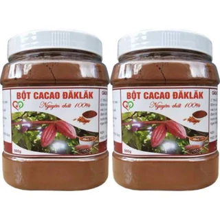 1kg cacao nguyên chất không đường - 2 hũ