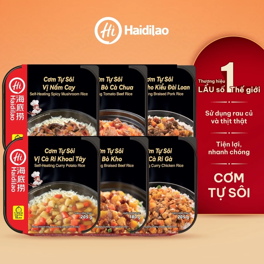 Lẩu tự sôi - Cơm tự sôi Haidilao phiên bản Việt Nam