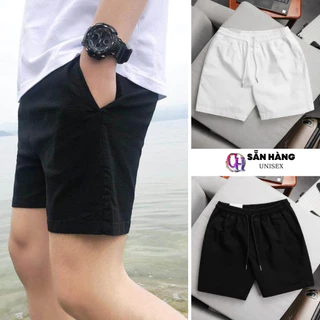 Quần Short Nam Nữ 2 Màu Trẻ Trung Chất Liệu Kaki Mềm Mại, Quần Đùi Nam Kiểu Dáng Basic Phong Cách Hàn Quốc 40-75kg - CHP