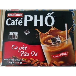 Cà Phê PHỐ Sữa Đá 240g 10 gói/hộp